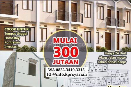 Dijual Rumah 2 Lantai Type Studio di Condet Kramatjati Jakarta Timur