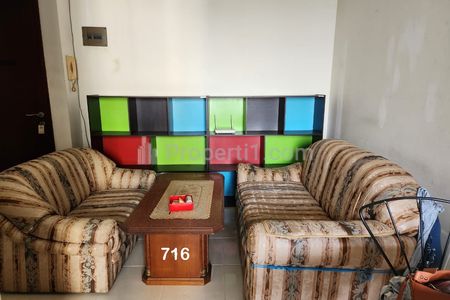 Disewakan Apartemen Mediterania Marina Residences Type 2 BR Semi Furnished Luas 53 m2