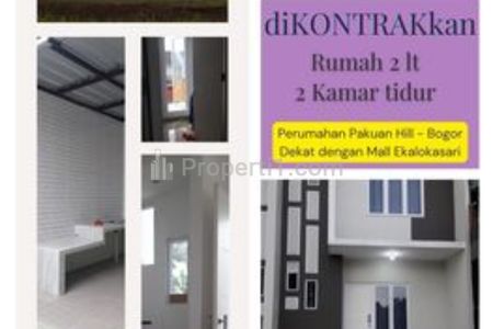 Disewakan Rumah 2 Lantai Dengan View Gunung di Pakuan Hills Cluster Pinanga Bogor