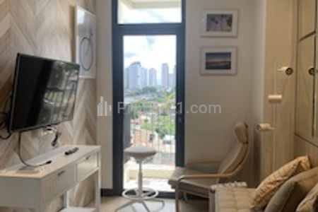 Apartemen Permata Hijau Suites Dijual - 1 Bedroom 40 m2 Full Furnished, dekat Binus Kemanggisan