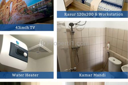 Disewakan Apartemen Pakubuwono Terrace Kebayoran Lama Jakarta Selatan - Studio Full Furnished