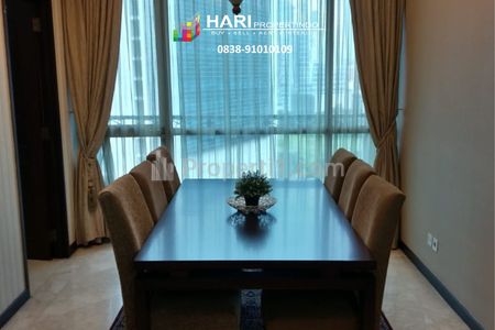 Dijual Apartment Bellagio Residence Mega Kuningan - 3+1 BR Furnished, Close to LRT MRT Busway