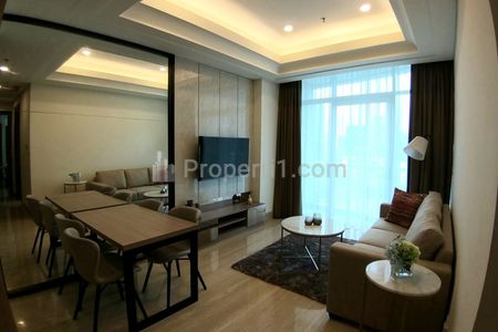 Sewa Apartemen South Hills 2 BR Full Furnished, dekat Mega Kuningan dan Setiabudi One - Kode 0257