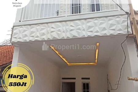 Dijual Rumah Baru 2 Lantai di PKP Ciracas Jakarta Timur