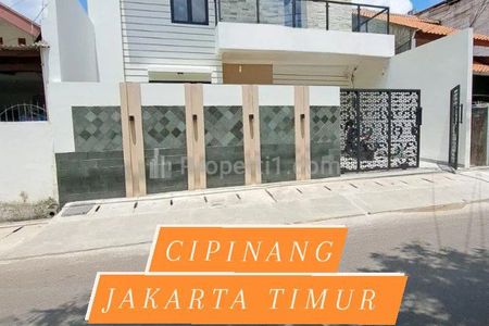 Jual Rumah Mewah Lokasi Strategis Bebas Banjir di Cipinang Jakarta Timur