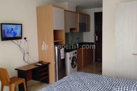 Disewakan Apartemen Menteng Park Cikini Type Studio Fully Furnished, dekat RSIA Bunda Jakarta, RSCM, dan RS Carolus Salemba