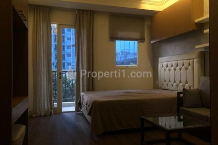 Sewa Apartemen Studio Signature Park Grande MT Haryono - Studio Fully Furnished, Lantai Rendah
