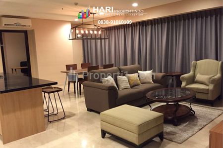 For Rent Apartment Setiabudi Sky Garden Kuningan 3BR Furnished, Close to LRT MRT Busway