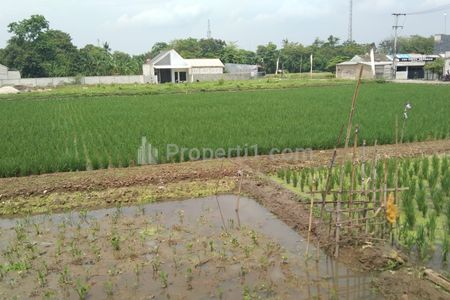 Dijual Tanah untuk Bangun Cluster atau Gudang dan Ruang Usaha di Pinggir Jalan Kampung Gabus Tambun Utara Bekasi