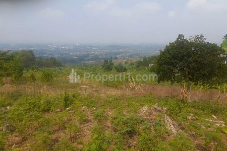 Jual Cepat Tanah Lokasi Bagus View Kota Surat SHM di Desa Hambalang Babakan Madang Bogor, dekat Sentul City