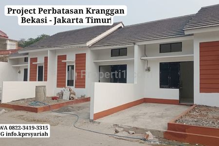 Dijual Rumah Project Perbatasan Kranggan Bekasi Jakarta Timur