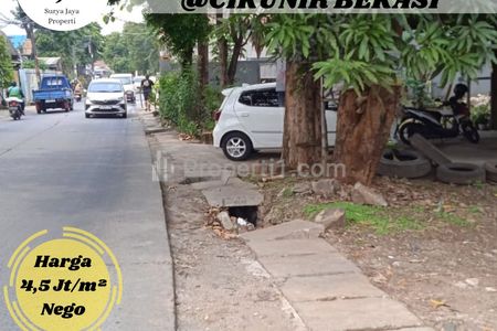 Jual Tanah di Pinggir Jalan Raya Cikunir Kota Bekasi