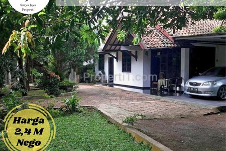 Rumah Dijual dengan Halaman Luas Full Furnished dekat Cibubur