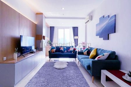 Sewa Apartment FX Residence Sudirman Jakarta Type 3+1 BR Furnished, dekat GBK dan Plaza Senayan