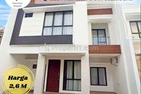 Dijual Rumah Cluster Baru 2 Lantai di Rawamangun Jakarta Timur, 3 Kamar Tidur, Luas Tanah 90m2