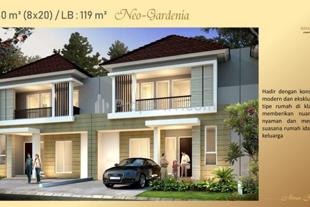 Dijual Rumah Giri Tahap 2 Siap Huni di Suvarna Sutera Tipe 8x20 Luas Tanah 160 m2