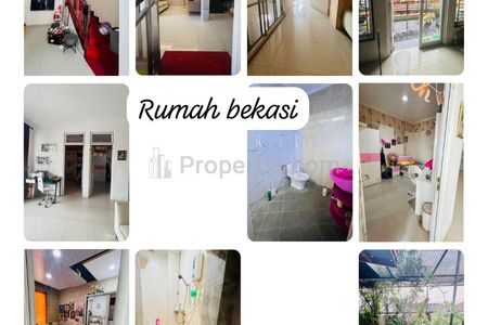 Dijual Rumah Murah BU di Perumahan Pondok Cipta Bintara Bekasi Barat, 3 Lantai, Luas Tanah 98m2