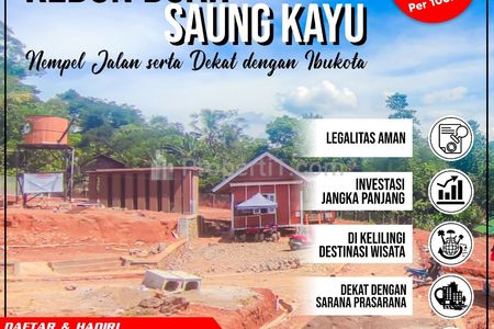 Jual Tanah Kavling Wisata Murah Harmoni Wooden Ville di Cariu Bogor