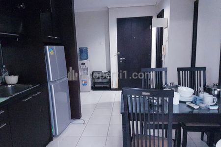 Jual Apartemen Sudirman Park Tower B di Karet Tengsin Jakarta Pusat - 2 BR Luas 78 m2 Fully Furnished, dekat Citywalk Sudirman dan Stasiun MRT