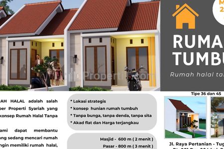 Dijual Rumah Syariah Halal Citayam, Bojonggede, Bogor, Jawa Barat