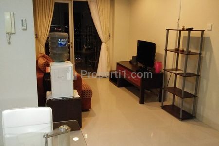 Sewa Apartemen Cosmo Mansion (Jakarta Residence) Thamrin City Jakarta Pusat - 2 BR Fully Furnished, dekat Gedung Perkantoran dan Mall Grand Indonesia