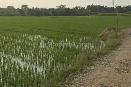 Dijual Tanah Perumahan Pinggir Jalan Sarimukti dekat Gerbang Tol Gabus Tambun Utara Bekasi