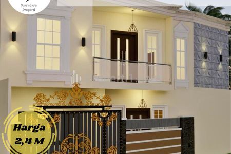 Dijual Rumah Modern Luxury di Jati Padang Jakarta Selatan, 2 Lantai, 3+1 Kamar Tidur