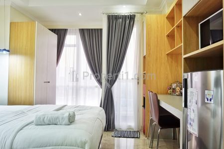 Dijual Apartemen Menteng Park Cikini Tower Diamond Type Studio Fully Furnished - Dekat Sekolah Kolese Kanisius dan Institut Kesenian Jakarta