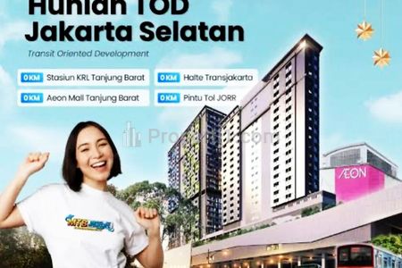 Jual Apartemen Mahata Tanjung Barat Dekat Stasiun Tanjung Barat, AEON Mall Tanjung Barat, Universitas Jagakarsa, 18 Office Park, Antam Office