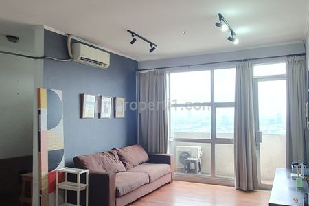 Dijual Murah Apartemen Casablanca Mansion - 2 BR Furnished Luas 76.5m2, samping Mall Kokas, dekat LRT / Busway