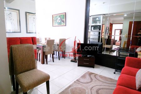 Sewa Apartemen Sudirman Park Jakarta Pusat Type 2 Bedroom Full Furnished, dekat London School, Citywalk Sudirman, dan Stasiun MRT