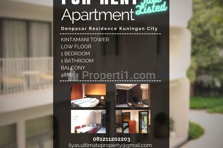 Sewa Apartemen Denpasar Residence - 1 Bedroom Fully Furnished
