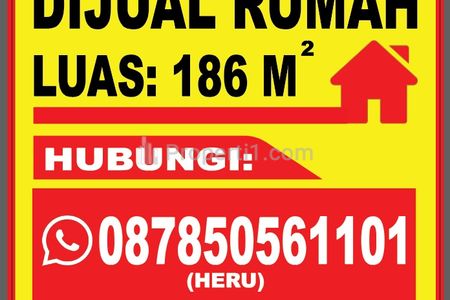 Jual Rumah Strategis Pinggir Jalan Cocok untuk Usaha di Jl. Abdul Gani 1 Cilodong Depok