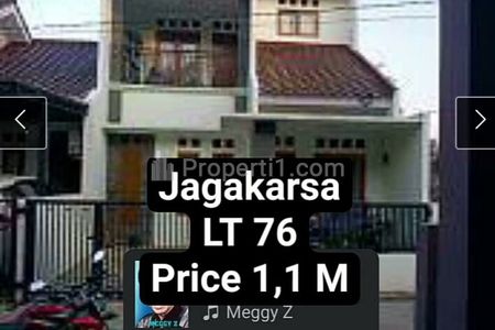 Jual Rumah 2 Lantai di Pemuda 4 Residence, Srengseng Sawah Jagakarsa Jakarta Selatan - Lokasi Strategis, Lingkungan Aman dan Tenang