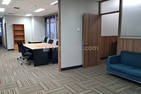 Sewa Ruang Kantor Furnished Luas 121m2 Menara Duta, Kuningan Jakarta Selatan