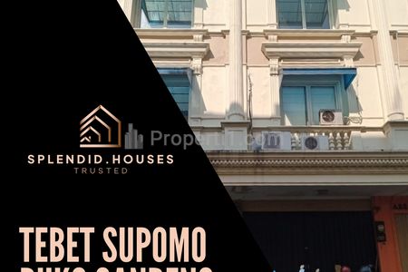 Dijual Ruko Gandeng 4 Lantai di Supomo Tebet Jakarta Selatan, Siap Usaha, Dalam Komplek Ruko