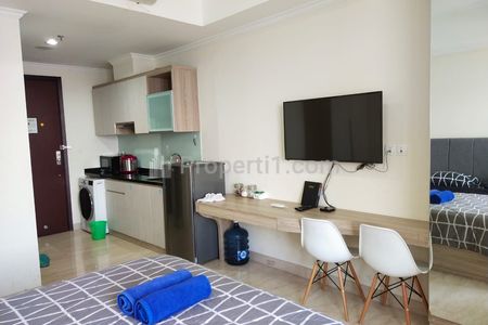 Sewa Apartemen Menteng Park Tipe Studio Full Furnished, Dekat Taman Ismail Marzuki, RSCM, Bunda Hospital, dan Kampus UI Salemba