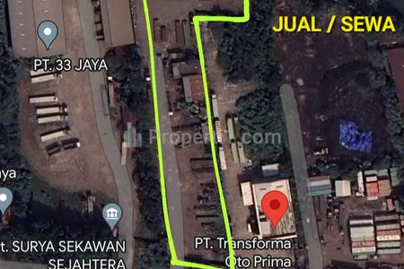 Disewakan Tanah Luas 8026 m2 di Jl. Raya Tambak Osowilangun, Romokalisari, Benowo, Surabaya