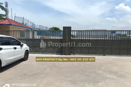Jual Tanah di Cakung Cilincing 1.5 Ha Jakarta Timur, Ada Gedung Kantor 2 Lantai, Cocok untuk Gudang dan Depo