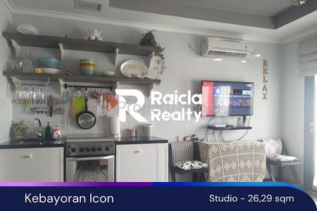 Dijual Unit Studio di Kebayoran Icon, Good Furnished