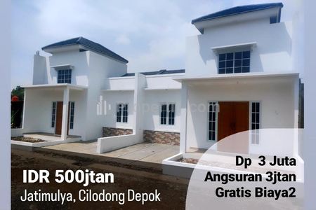 Dijual Rumah Cluster Baru Meadow Garden di Jatimulya Cilodong Depok, dekat Alun-Alun Depok
