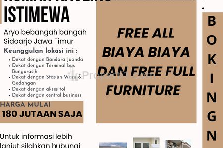 Dijual Rumah 2 Lantai on Progress Aryo Bebangah Sidoarjo