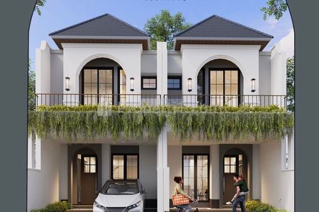 Dijual Rumah Baru Manyar Tirtoyoso Selatan Surabaya Timur - Baru American Style Desain dekat Sekolah SMA Petra 2 Manyar, Galaxy Mall