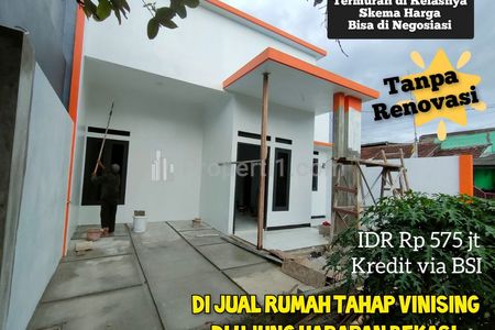 Dijual Rumah Hook di Ujung Harapan Bekasi