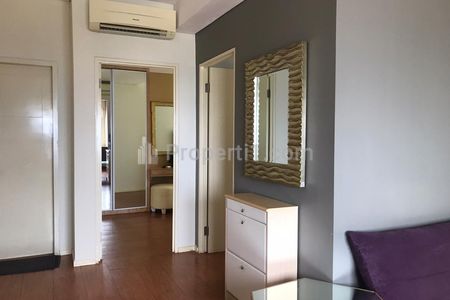Disewakan Apartemen Cosmo Terrace Thamrin City 2 Kamar Tidur Fully Furnished, Dekat Pasar Tanah Abang, Grand Indonesia, dan Plaza Indonesia