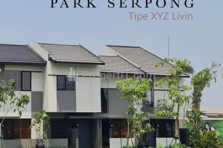 Dijual Rumah Baru XYZ Livin Zen Series Park Serpong