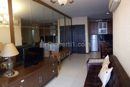Sewa Apartemen Cosmo Mansion (Jakarta Residence) Thamrin City Jakpus - 2 BR Fully Furnished, Dekat Pasar Tanah Abang, dan Grand Indonesia