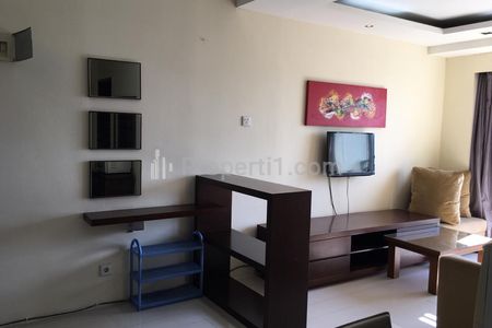 Sewa Apartemen Cosmo Mansion (Jakarta Residence) Thamrin City Jakpus - 2 BR Fully Furnished, Dekat Pasar Tanah Abang, dan Grand Indonesia