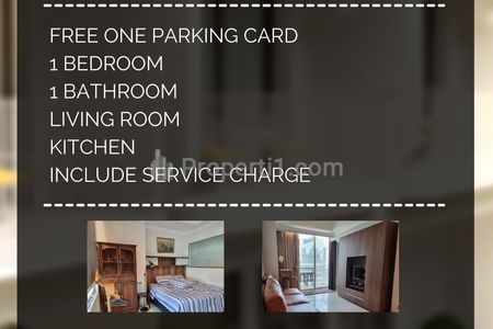 Sewa Apartemen Denpasar Residence 1 Bedroom Fully Furnished di Kuningan City Jakarta Selatan