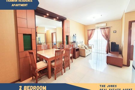 Sewa Apartemen Thamrin Residence Tower Alamanda - 2 Bedroom Full Furnished, Dekat Mall Grand Indonesia, Plaza Indonesia, dan Thamrin City